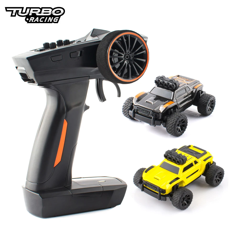 Turbo Racing 1:76 Scale Baby Monster Truck RWD Patented Drive RTR 2 ...