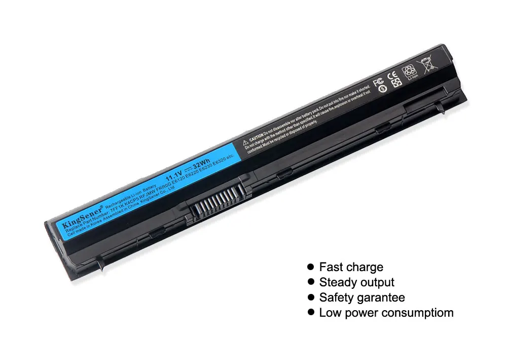  KingSener Korea Cell 11.1V 32WH 7FF1K Laptop Battery For DELL E6320 E6330 E6220 E6230 E6120 FRR0G K