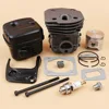 45mm Cylinder Piston Exhaust Muffler Bolt Motor Set For Husqvarna 353 340 346 346XP 350 351 345 Chainsaw Engine Rebuild Kit 1