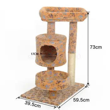 

Cat climbing frame small with nest shelf cat nest one cat scratching post cat toy cat jumping platform cat tree
