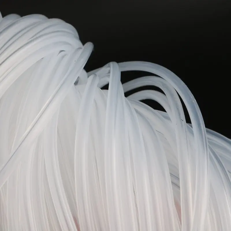 Silicone Tube Rubber Hose Rubber Tube Rubber Tubing 5M Food Grade Transparent Silicone Tube 1-5mm Out Diameter Flexible Milk Hose Beer Pipe Silica Gel