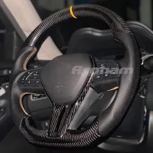 Carbon Fiber Steering Wheel Sport Style For Infiniti Q70L Q50 QX80 QX30 Q50L EX QX70 FX QX50 Q60 QX60 QX56 G25 2017 2018 2019