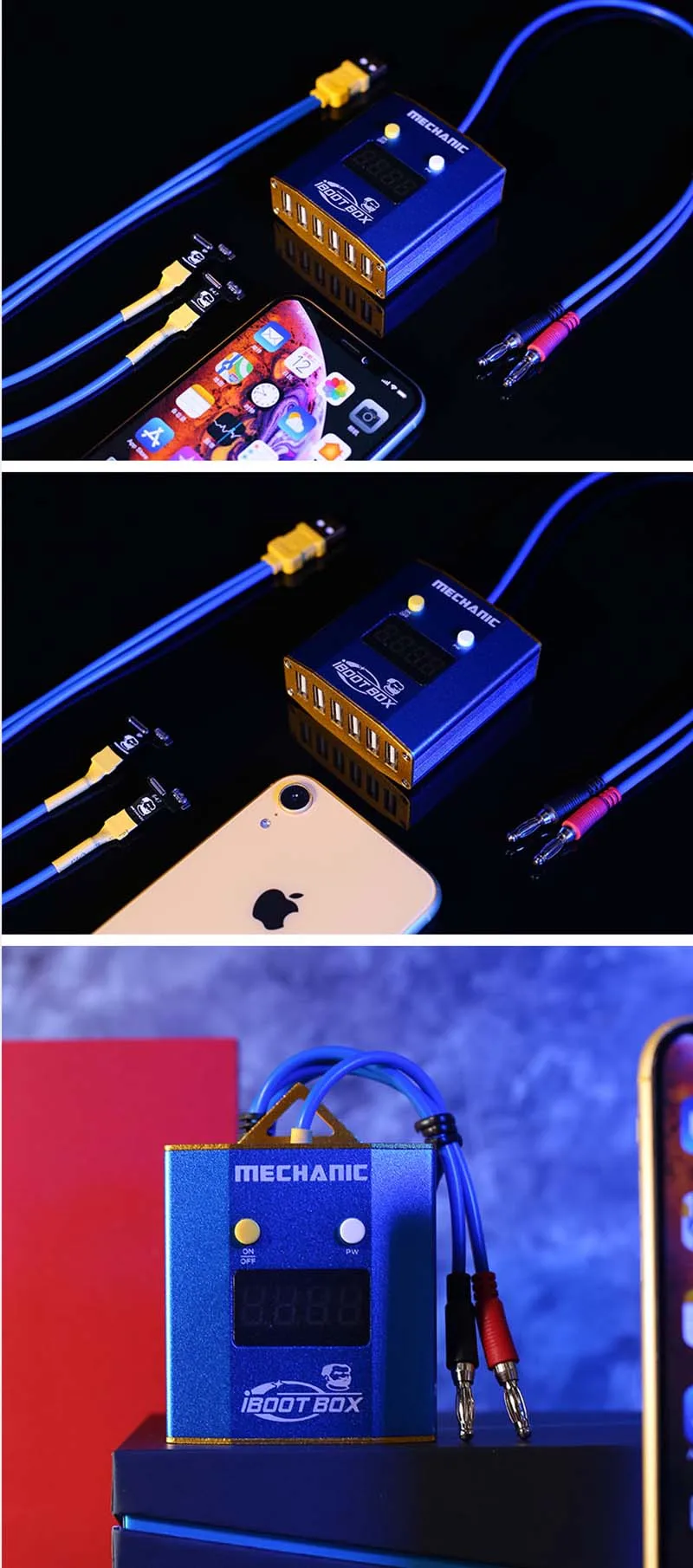 Механик La тест USB DC 3,5 питание для мобильного телефона Тестовый Шнур подходит для Android iPhone Ремонт батареи шнур загрузки