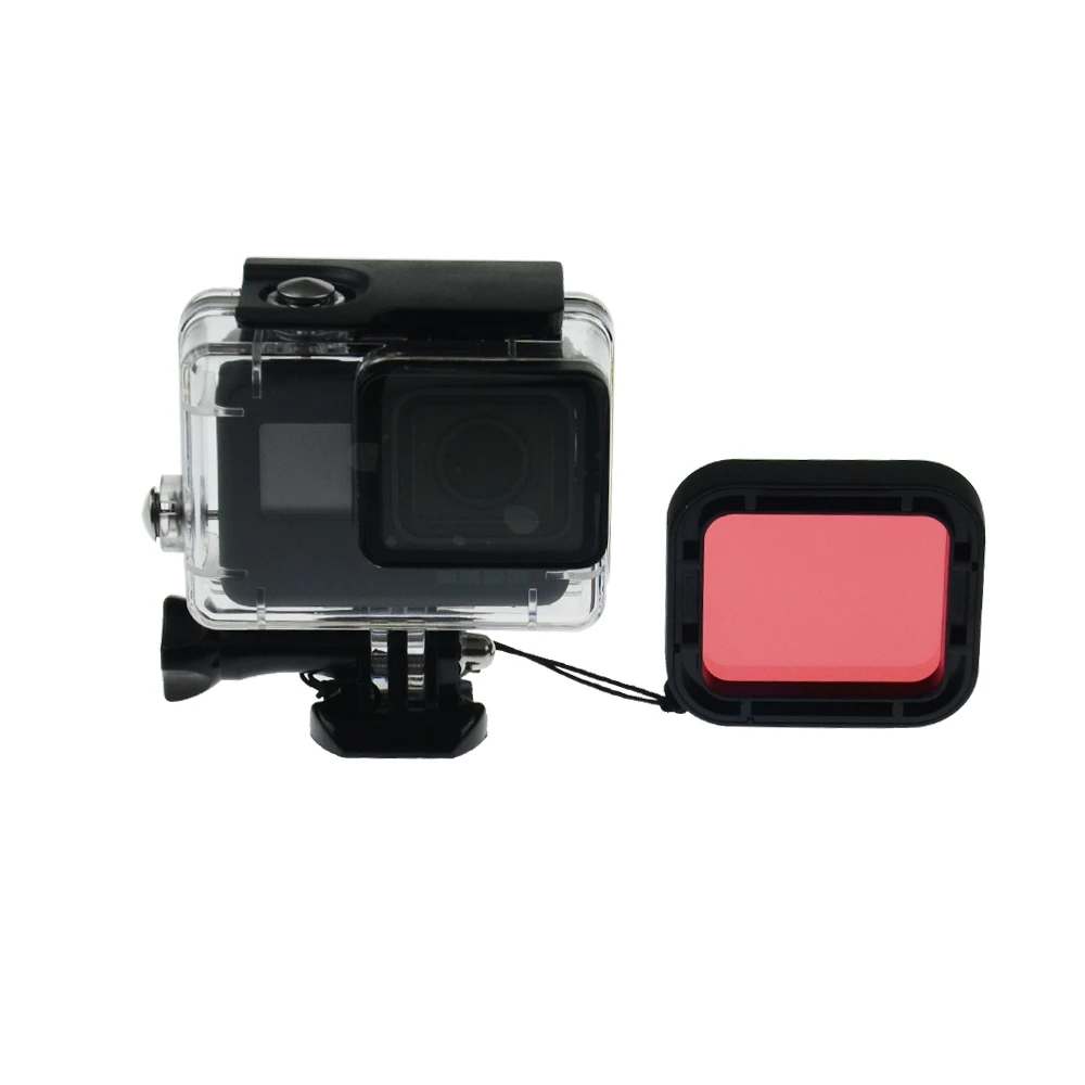 

Camera Diving Filter Underwater Case Housing Dive Filtors for GO216 GOPRO 5 for Go Pro Camera Accessory Red Filter