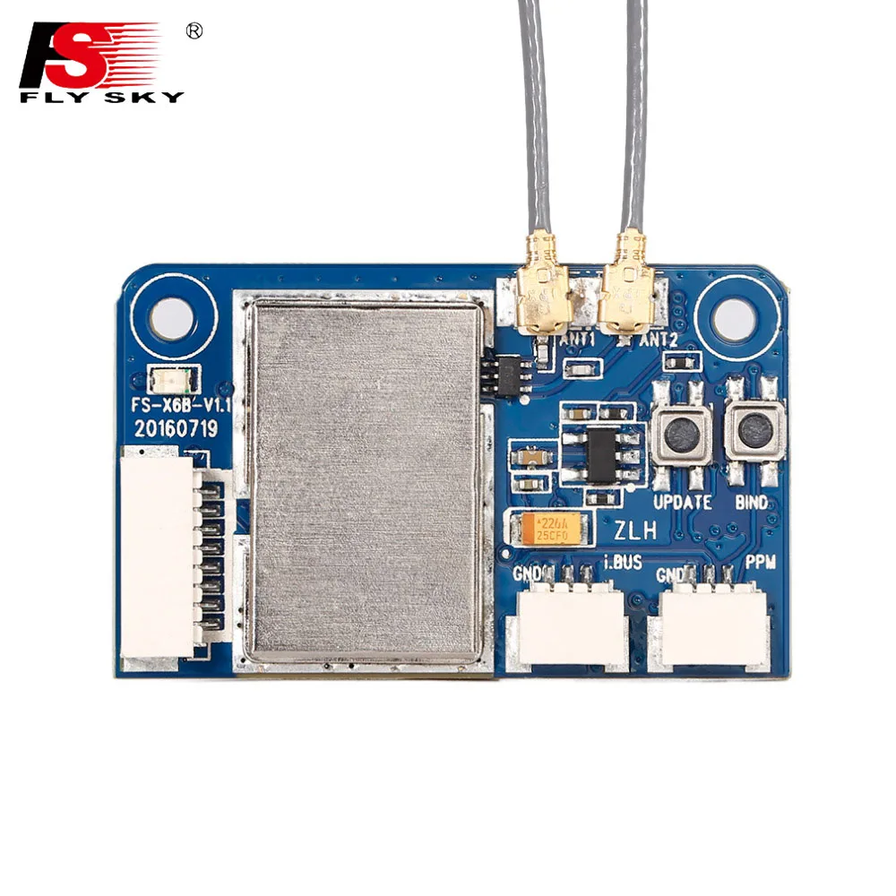 Приемник Flysky FS X6B 2 4G PPM i BUS 6CH совместимый с GT2E GT2G GT2F IT4S GT5 I4X I6 I6X I6S TH9A TM10 I8 I10|receiver