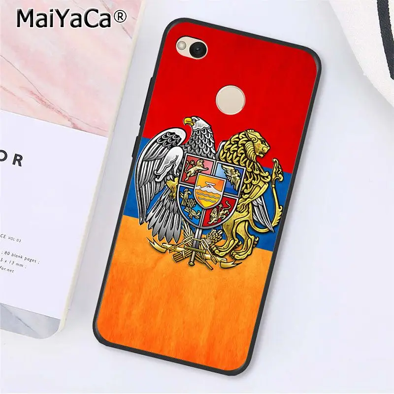 MaiYaCa Армении Албании флаг России эмблема чехол для телефона для Xiaomi mi5 6 A1 A2 Mi9 9SE mi8lite A2 Lite F1 Mix2 2S Max2 3