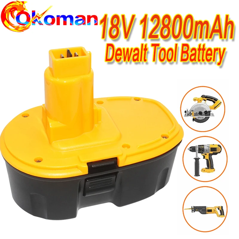 18V12.8Ah Ni-MH Power Tool for Dewalt DC9096 DE9039 DE9095 DW9098 DE9503 DW9096 Replacement Battery L30 | Электроника