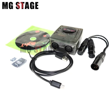 

DVC4 GZM Virtual Controller DMX USB Lighting Interface for Disco DJ Stage Light USB Lighting Interface