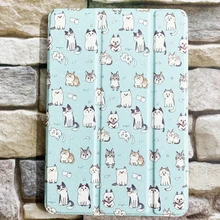 OBEROSS мультяшный умный мини 5 Чехол подставка чехол для планшета для iPad Mini 5 для iPad Mini 1 2 3 4 Авто Пробуждение сна Para Funda