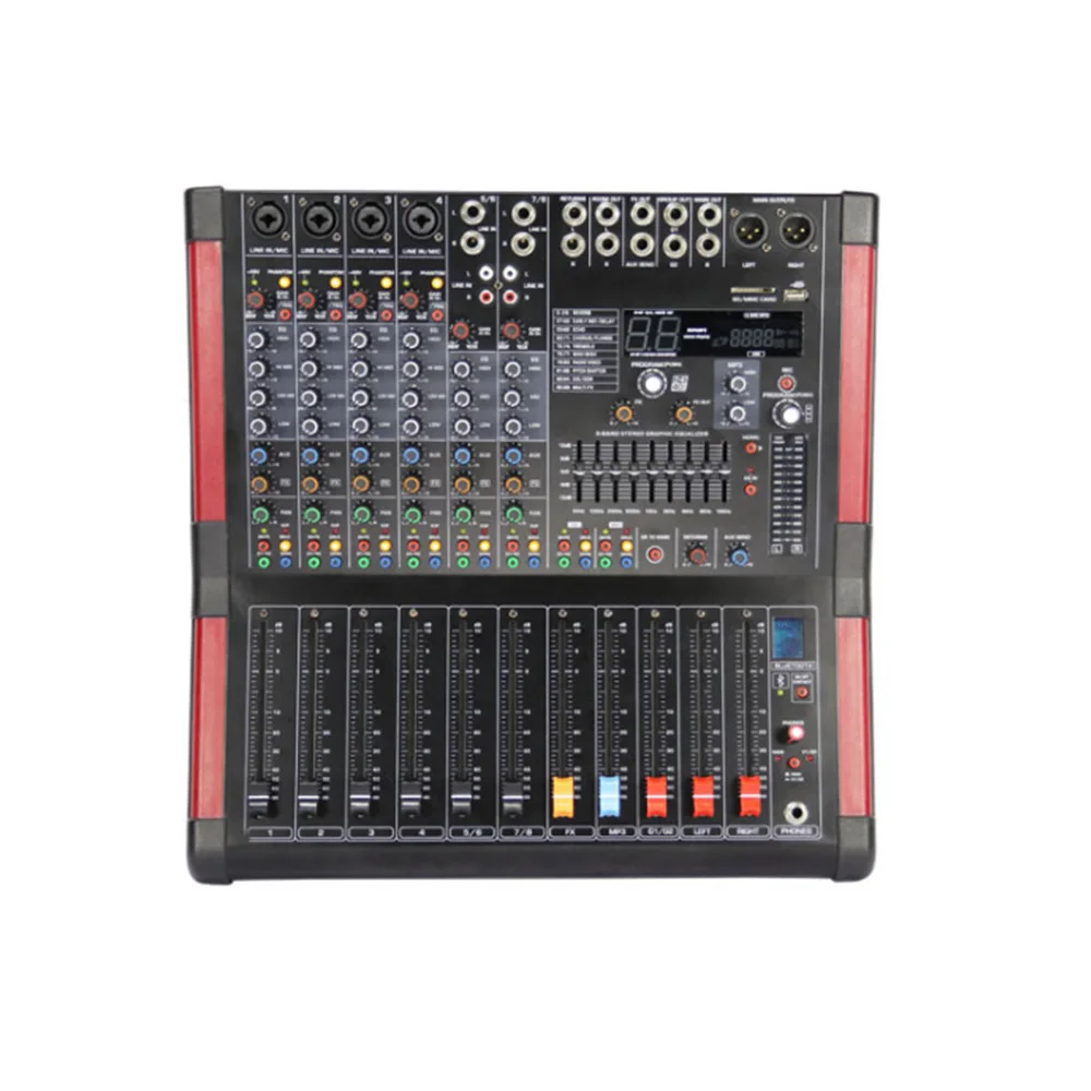 8-channel Bluetooth mixer Professional dual-group