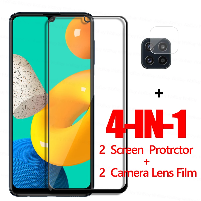 Vetro Per Samsung Galaxy M32 Pellicola Salvaschermo Per Samsung M12 M22 M32 42 M52 5G Pellicola Per Telefono In Vetro Temperato Per Samsung Galaxy M32