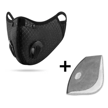 

Cycling Face Mask Anit-fog Breathable Dust Mask Sport Protection Dust Mask Anti-droplet Protection Pollution Filter 5 Layer MasK