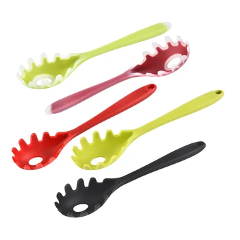 

Silicone Pasta Spaghetti Server Spoon Fork Noodles Fork Kitchen Utensils Tool Gadget- Heat-Resistant, Rustproof BPA Free