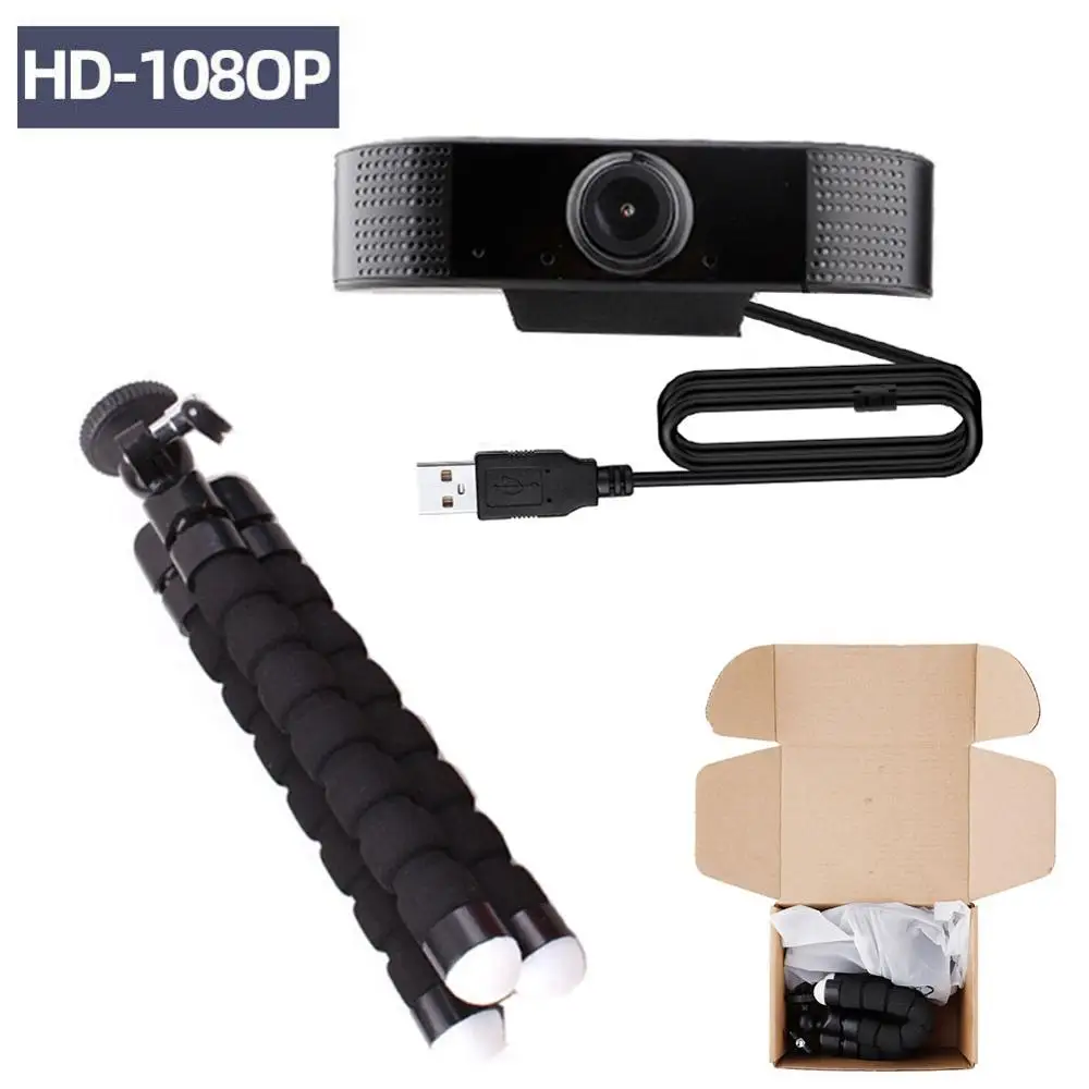 

Newset Webcam 1080P Full HD webcam for Video Meeting/Youtube Web Camera built-in microphone with tripod for Laptop PC Computer