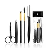 Eyebrow Trimmer Set Foldable Eyebrow Trimming Set  Eyebrow Tweezers for Women Eyebrow Razor Makeup Tools for Eyebrows 1