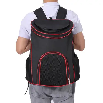 

Foldable Soft Padded Pet Backpack Dog Cat Breathable Bag with Ventilated Mesh