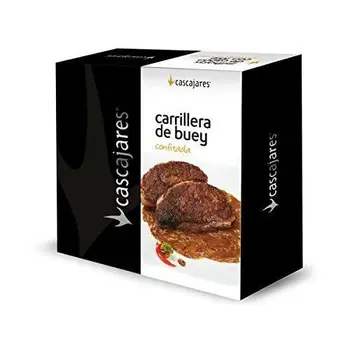 

Cascajares - Ox Cheek, 1/2 Kg of Meat Ready to Heat Up and Serve Accompanied with Your Favourite Sauce and Side Dish.