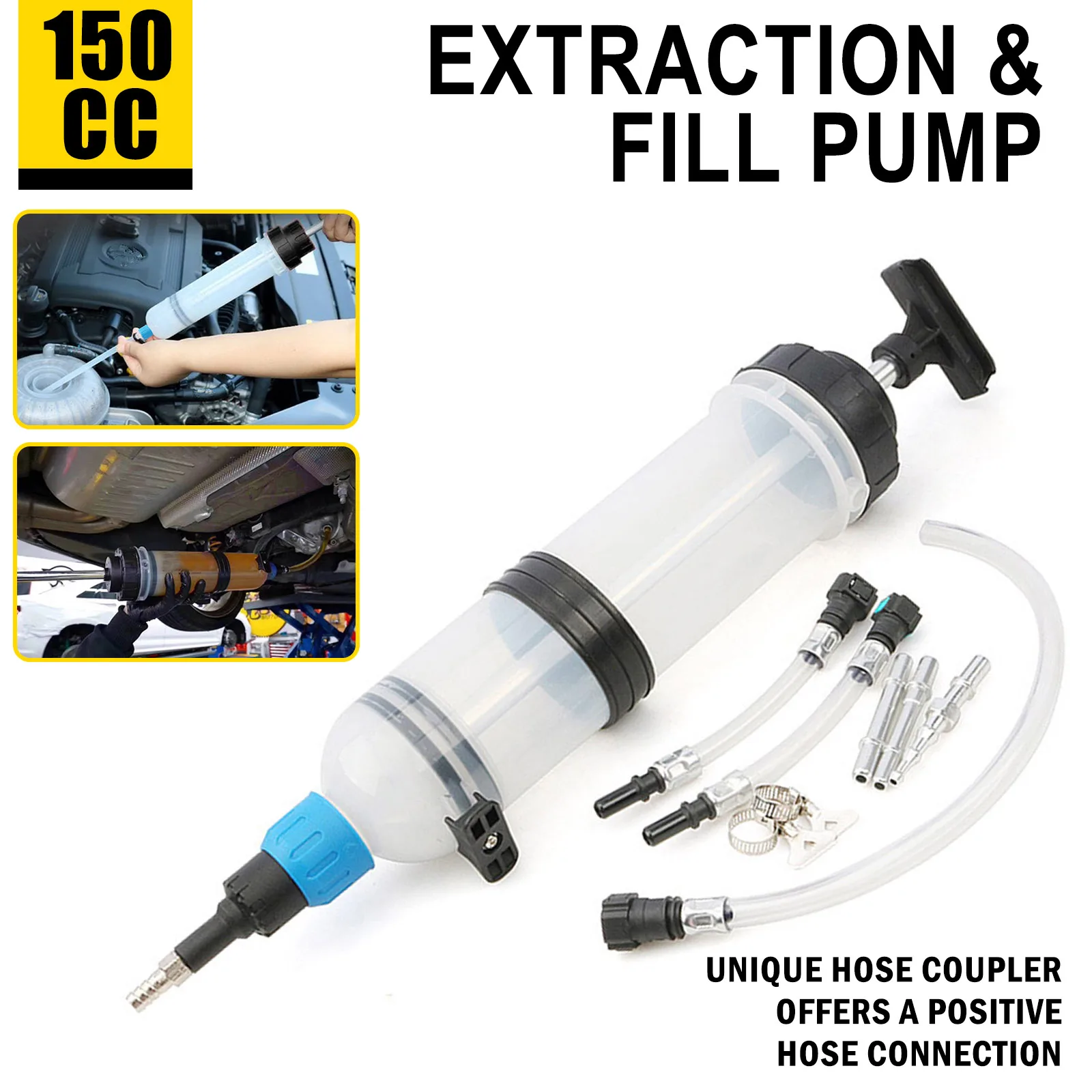 

1500CC Oil Extractor Filling Bottle Transfer Manual Operation Automotive Fluid Extraction Car Fuel Pump for Car Pump Tools