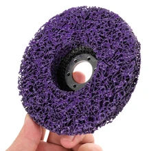 2pcs 125mm Aluminum Grinding Disc Wheel Rust Removal Clean Abrasive Tools  for Angle Grinder Metal Smoothing  5 Inch 40 Grit S12