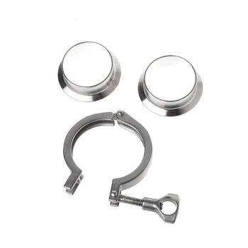 

Drop Shipping 51mm 2" OD SS304 Sanitary Pipe Weld Ferrule + Tri Clamp + PTFE Gasket Set