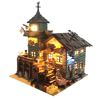

DIY Small Particle Building Block USB Luminous LED Lighting Kit for Fisherman's Hut 21310