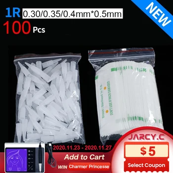 

Disposable Sterilized Tattoo Needles and Needle Tips For Tattoo Eyebrow Pen Machine Permanent Makeup Kit maquillaje profesional