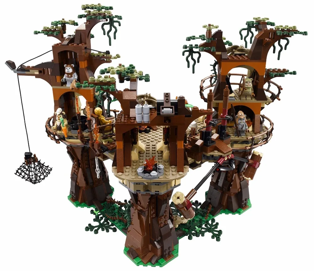 1990 шт для legoelys Звездные войны деревня эвоков Juguete para Construir 10236 подарочные кубики