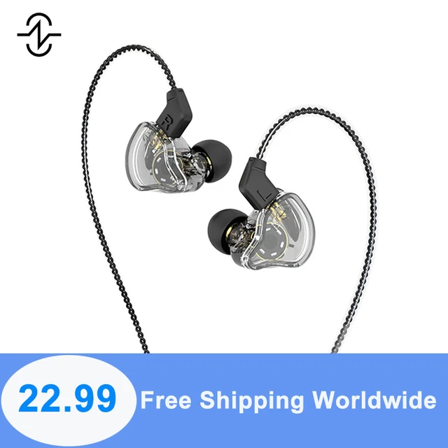 CCZ Melody in Ear Monitor, Dynamic Hybrid Dual Driver in Ear Earphones  1BA+1DD HiFi Wired Headphones Musicians IEM Upgrade Deep Bass Suitable for  Bass