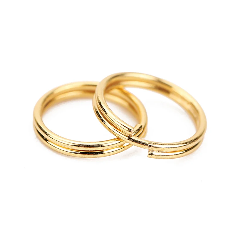 100pcs Stainless Steel Jump Rings Bulk 6 8 10mm Gold Color Double Loop Split Rings Connectors For Diy Jewelry Making Accessories