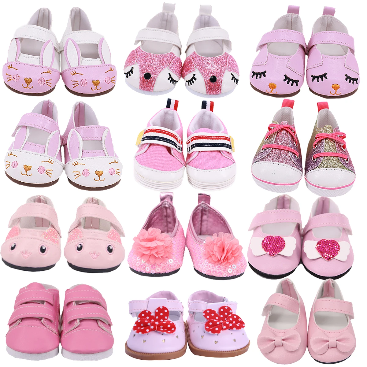¿Cómo desinfectar eslogan Serie rosa de 7cm, bonitos zapatos de gato para muñeca americana de 18  pulgadas, 43CM, juguetes para niñas, accesorios para muñecas de nuestra  generación|Muñecas| - AliExpress