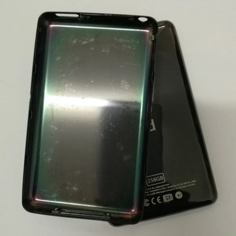 Для iPod классический черный золотой 128 ГБ 256 ГБ задняя крышка чехол тонкий