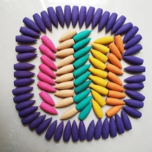 Негабаритная курильница для благовоний конусы 50 г/100 г жасмин Лаванда башня из сандалового дерева ладан для благовония горелка Керамическая