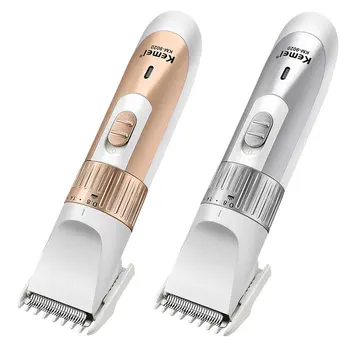 

KM-9020 Electric hair clipper / Rechargeable Low noise Trim hair Haircut Use for any ages Gold Silver 1 set