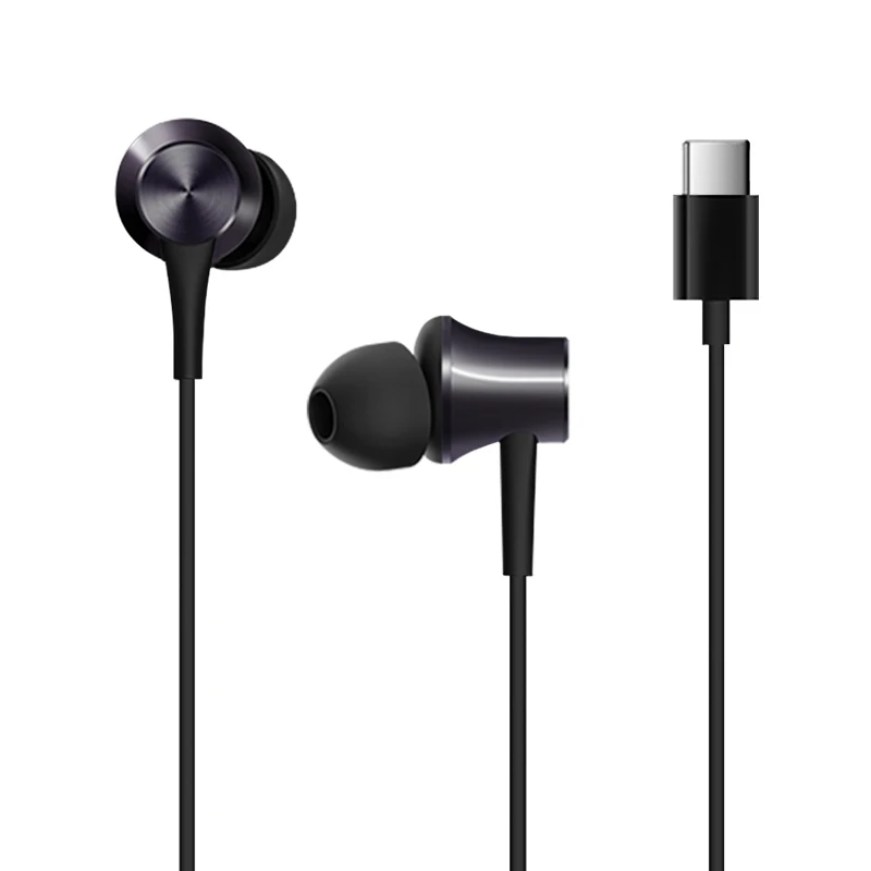 Original Xiaomi Mi 9 8 6 Mix 2sHybrid DC In Ear Type C Earphone Mic Wire Control Dual Driver For huawei Mi Android Smartphones