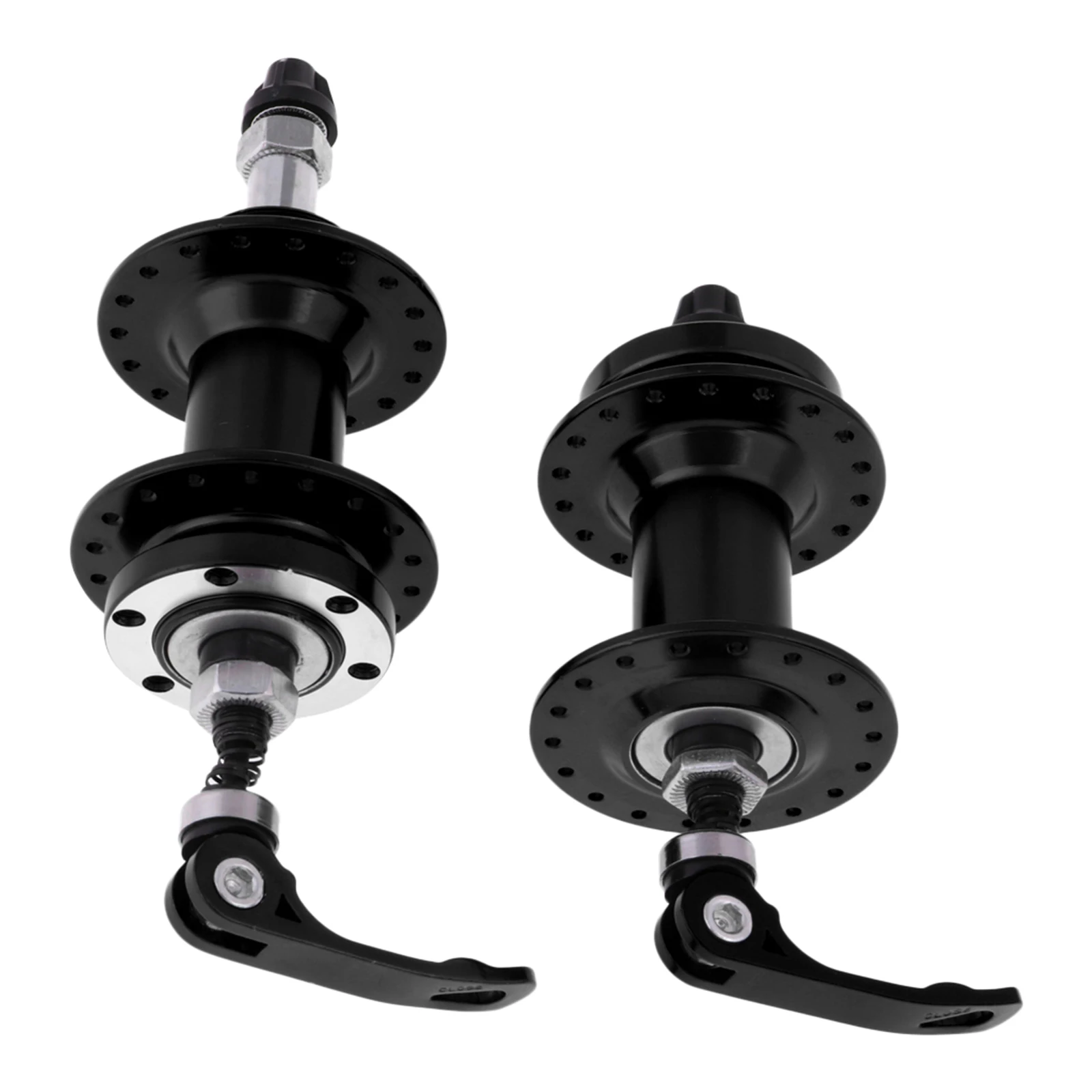 Bicycle Hubs Sealed Bearing MTB Mountain Bike Hubs Quick Release Set 36Holes Disc Brake QR Lever Skewers for 5 6 7 8 Speed