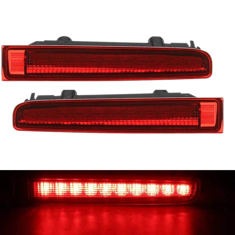 

2Pcs Car Third High Brake Light Barn Door Rear Brake Light High Mount Stop Lamp For-V w T5 T6 For Multivan Caravelle 2003-2016