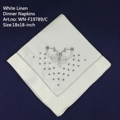 set-of-12-fshion-handkerchiefs-white-linen-hemstitched-table-napkin-18-x18-inch-ladder-embroidered-flower-dinner-napkins