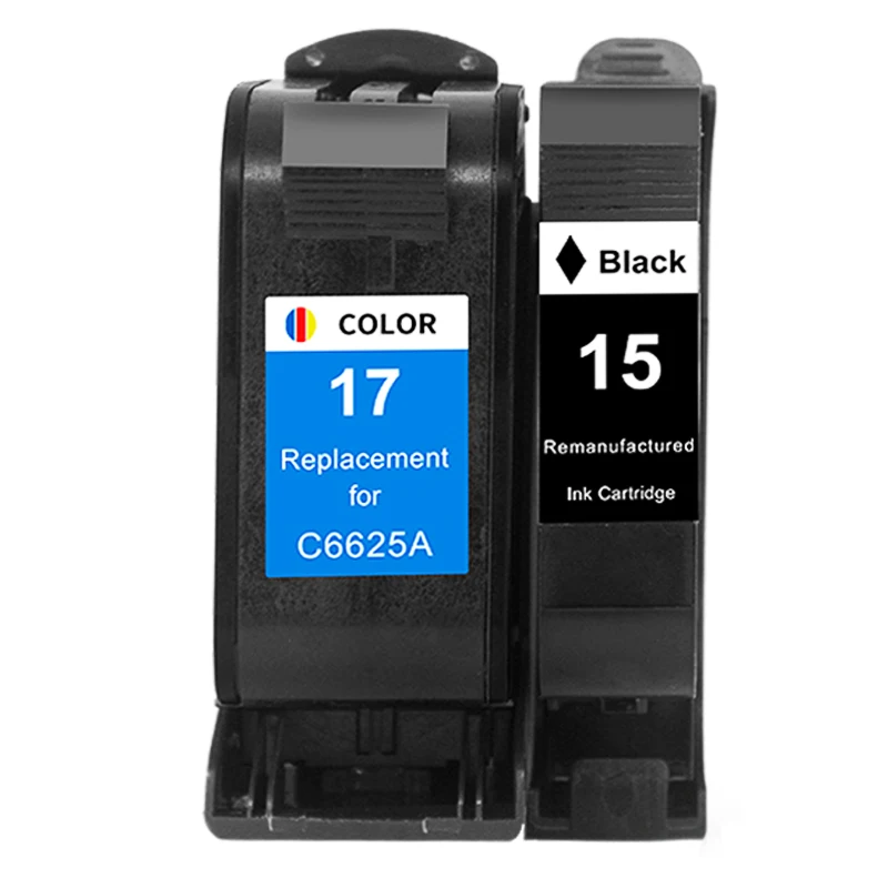 Картриджи для струйного принтера 15 17 XL HP15 HP17 15XL 17XL C6615A C6625A Deskjet 816c 825c 840c 841c 842c 843c 845c