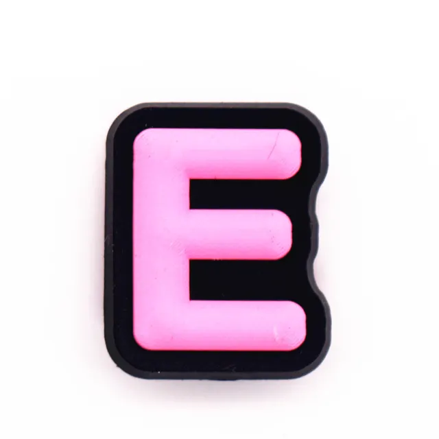 Single Sale 1Pcs Shoe Charms Decoration 26 English Letters Free Combination Shoe Accessories for croc jibz Kid's Party X-mas E