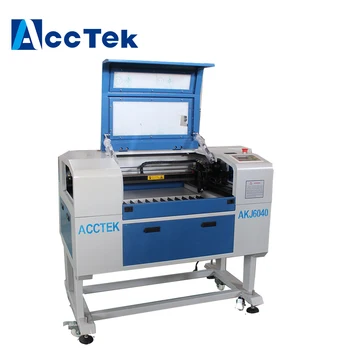 

AccTek Nonmetal CO2 Laser Engraving Machine for wood, rubber, pvc, acrylic Ruida control system
