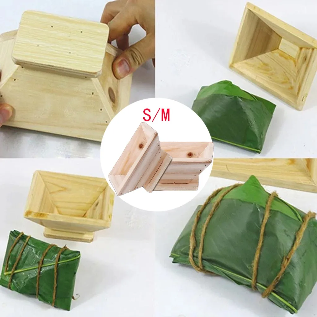 DIY Zongzi Mould Chinese Traditional Rice-pudding Baking Molds Handmade Triangle mouldes bakery tools Kitchen Accessories S/M