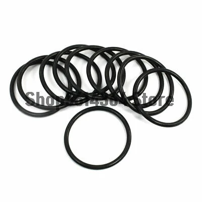 

10Pcs 58mm x 50mm x 4mm Mechanical Rubber O Ring Oil Seal Gaskets Black