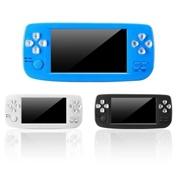 

RS-100 Retro Handheld Game Console 16GB Portable Video Game 4.3 inch TFT Sn Built-In 3000 64 Bit for GBA FC Games Gift for K