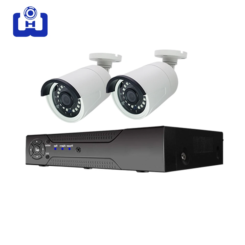 1080P HD AHD камера наблюдения комплект 2CH домашняя CCTV набор инфракрасного ночного