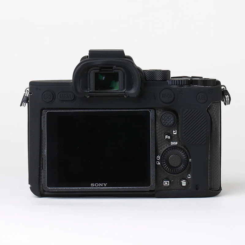 Black Силиконовый защитный чехол для DSLR камеры, защитная сумка для sony A7R IV A7R4, аксессуары для камеры - Цвет: Black