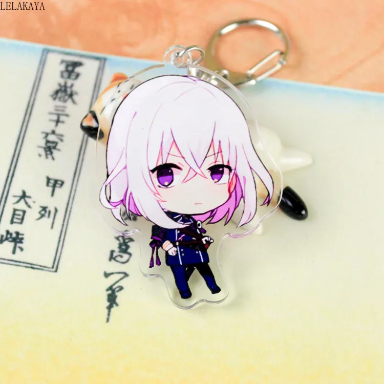 Мини акриловый Touken Ranbu онлайн аниме экшн брелок из акрилового мультфильма сумка