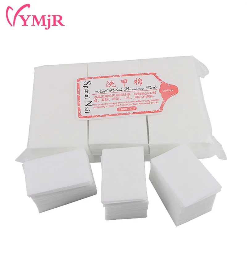 YMJR 600PCS жидкость для ватных дисков удаления лака Полотенца гель лак ногтей чистые