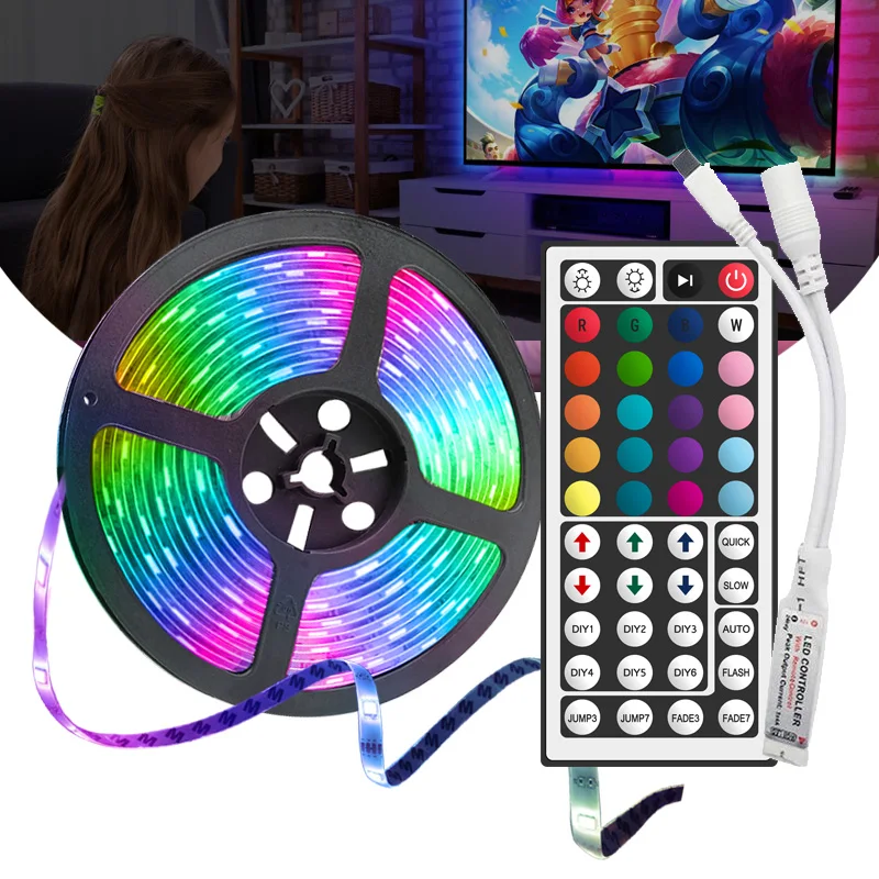 5M RGB белый/теплый белый красные синие желтый и зеленый цвета Светодиодные ленты