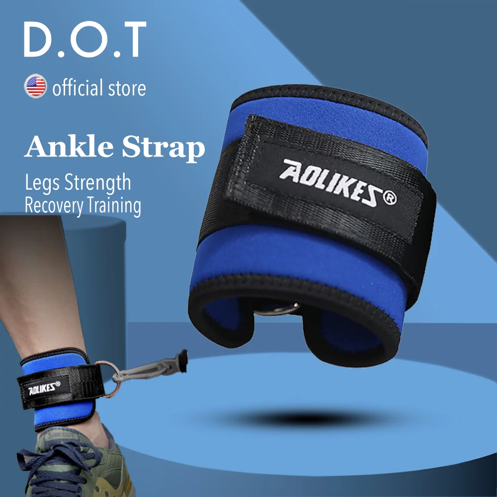 Padded Fitness Ankle Strap Cuff for Kickbacks Leg Extensions Cable Machines 