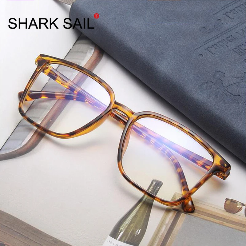 

SHARK SAIL Reading Glasses Men/Women Anti Blue Rays Eyeglasses Antifatigue Computer Eyewear Lightweight UV400 Protection Glasses